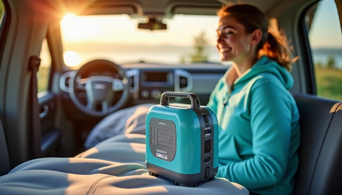 Micro-ondes compact de 10 litres pour camping-car : performance et gain de place assurés