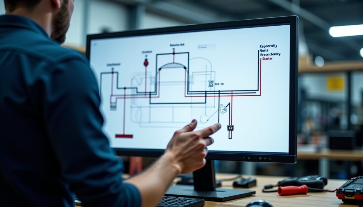 Guide Visuel PDF : Schéma Simple et Clair pour le Branchement d&rsquo;un Démarreur Électrique